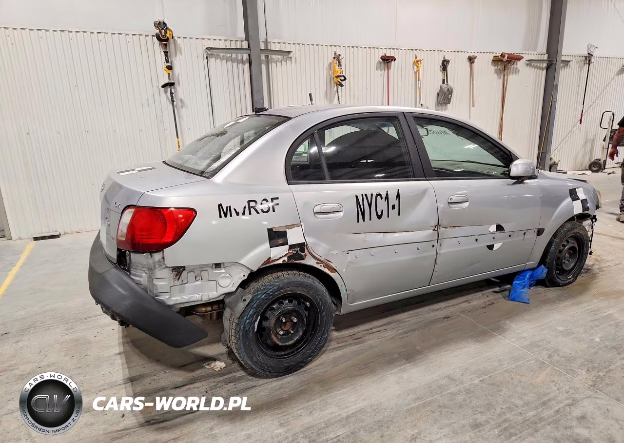 2009 Kia Rio Base VIN:KNADE223X96522874 - 3
