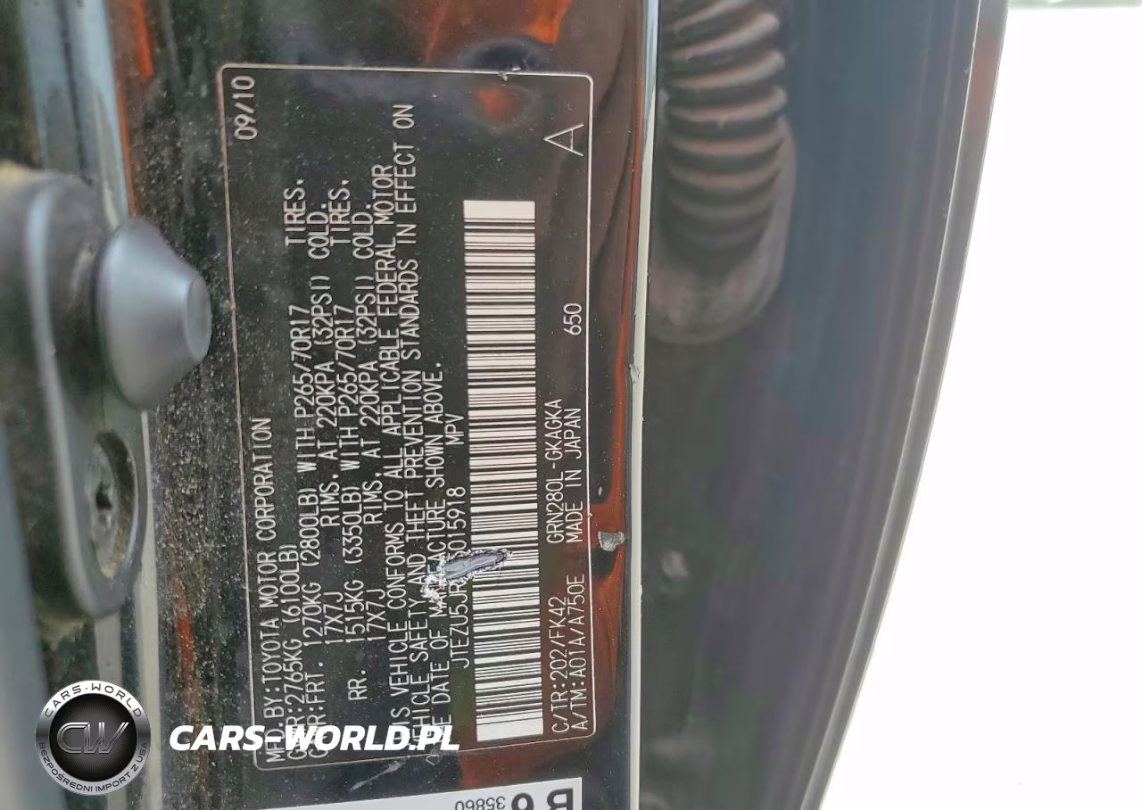 2011 Toyota 4Runner Sr5 VIN:JTEZU5JR8B5015918 - 12