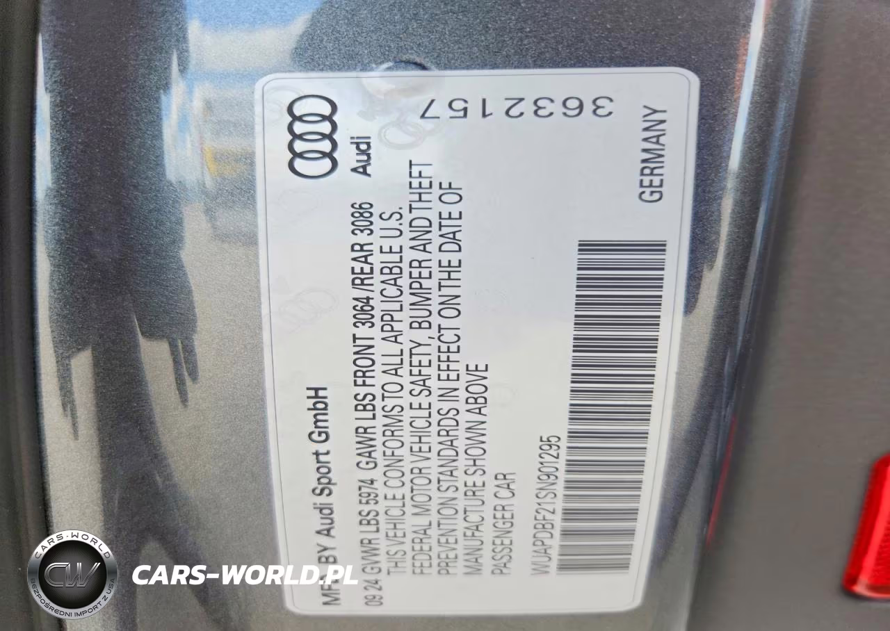 2025 Audi Rs7 VIN:WUAPDBF21SN901295 - 12