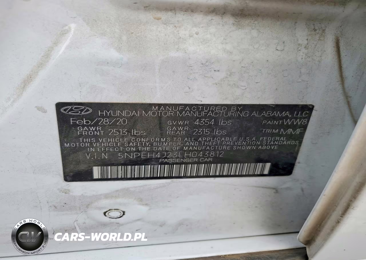 2020 Hyundai Sonata Limited VIN:5NPEH4J23LH043812 - 12