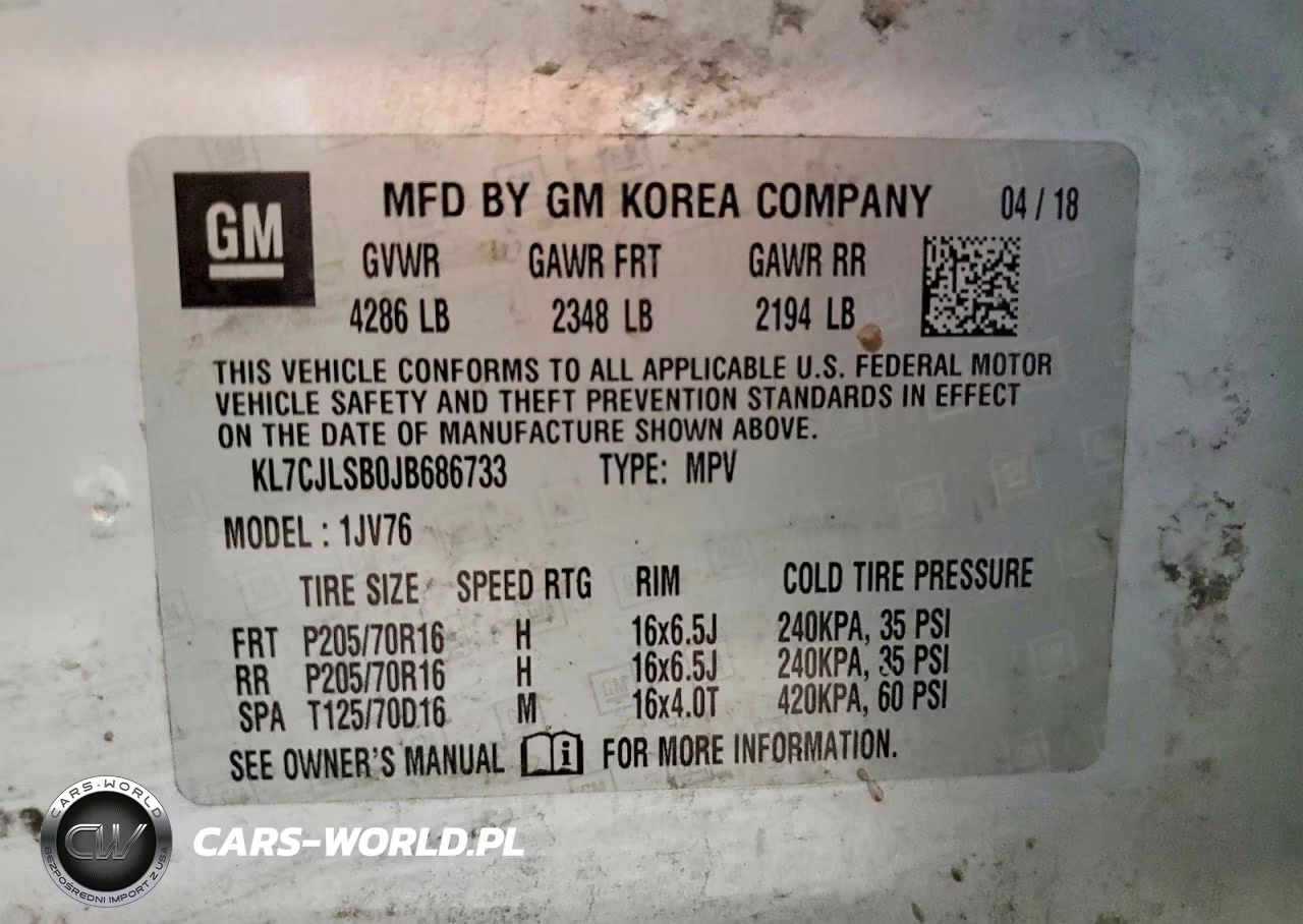 2018 Chevrolet Trax 1Lt VIN:KL7CJLSB0JB686733 - 12