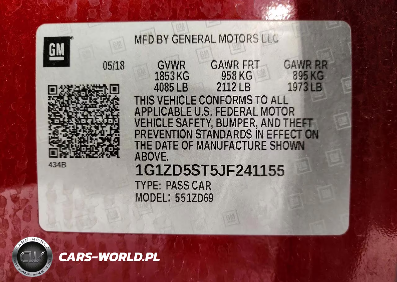 2018 Chevrolet Malibu Lt VIN:1G1ZD5ST5JF241155 - 12