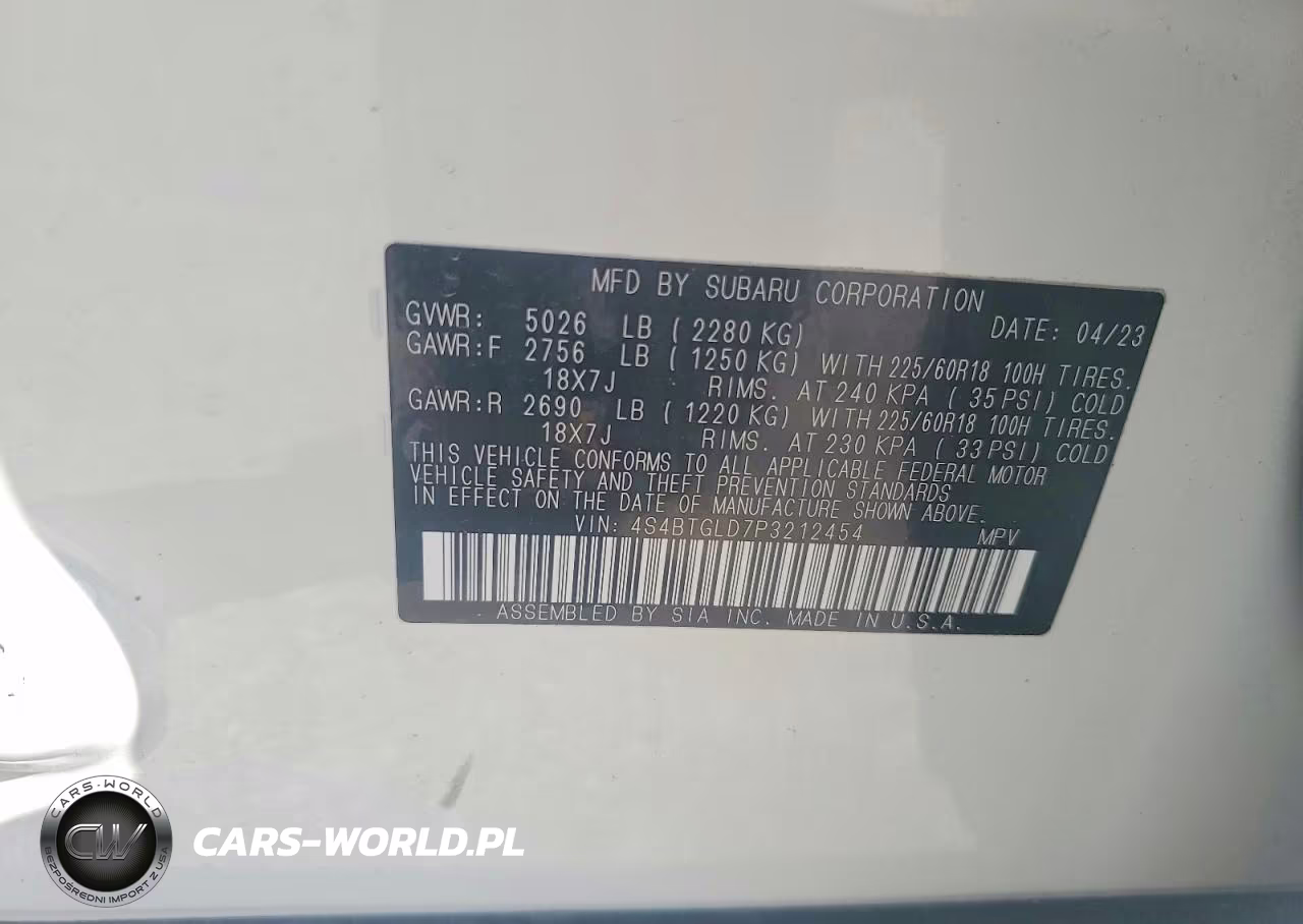 2023 Subaru Outback Onyx Edition Xt VIN:4S4BTGLD7P3212454 - 13