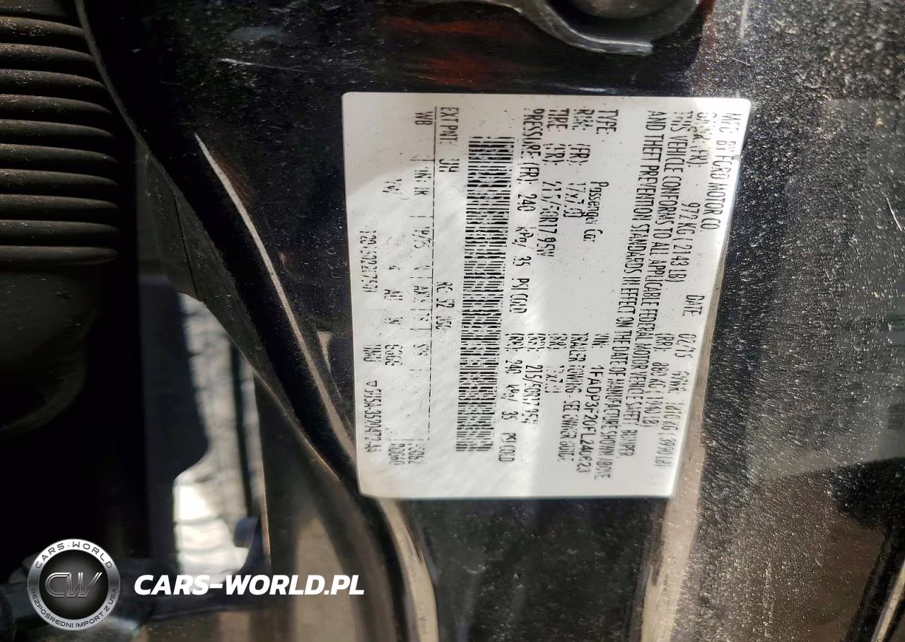 2015 Ford Focus Se VIN:1FADP3F20FL240623 - 12