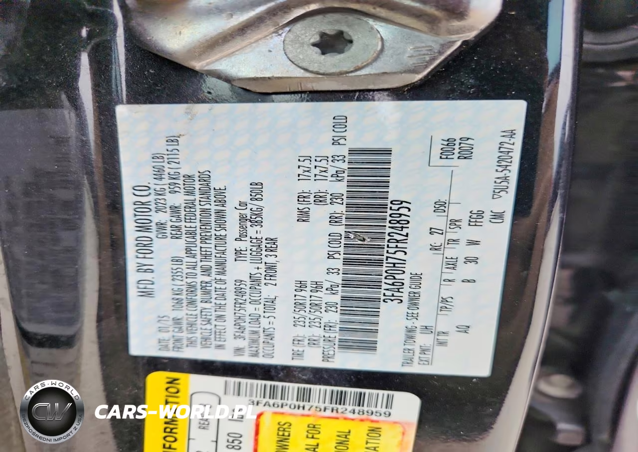 2015 Ford Fusion Se VIN:3FA6P0H75FR248959 - 12