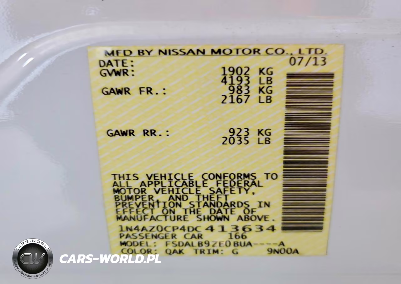 2013 Nissan Leaf S VIN:1N4AZ0CP4DC413634 - 12