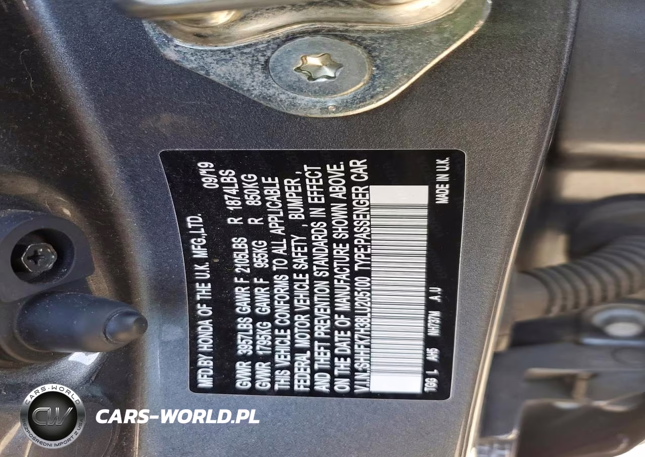 2020 Honda Civic Lx VIN:SHHFK7H38LU205100 - 12