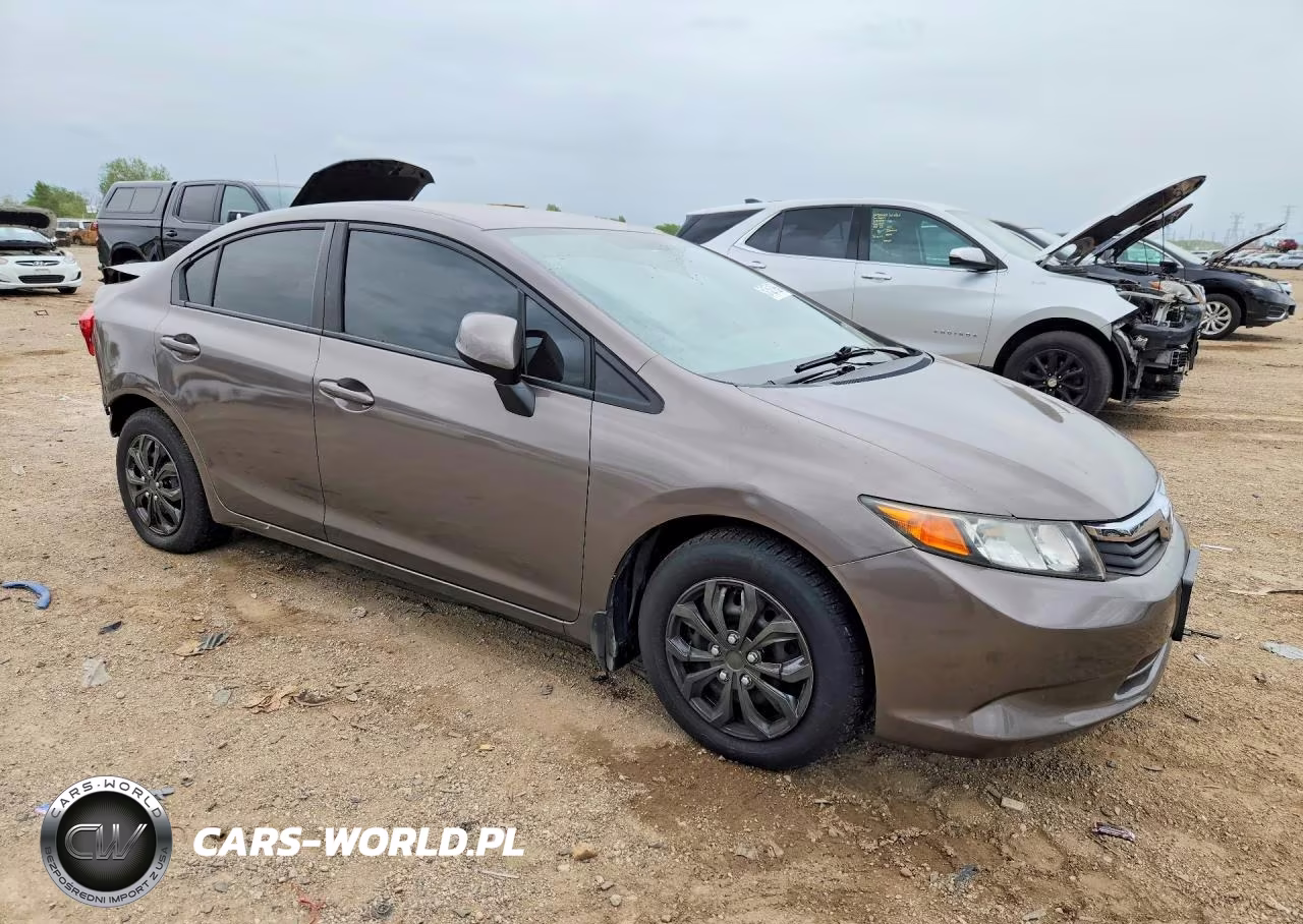 2012 Honda Civic Lx VIN:19XFB2F58CE041829 - 4