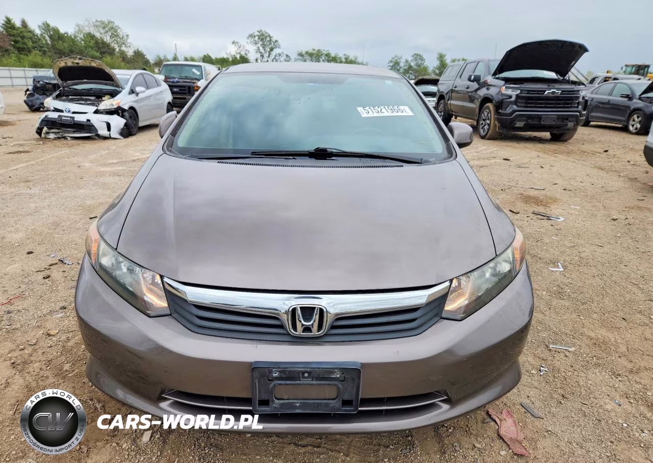 2012 Honda Civic Lx VIN:19XFB2F58CE041829 - 5