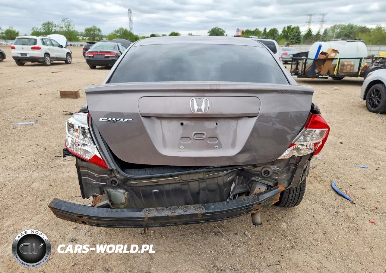 2012 Honda Civic Lx VIN:19XFB2F58CE041829 - 6