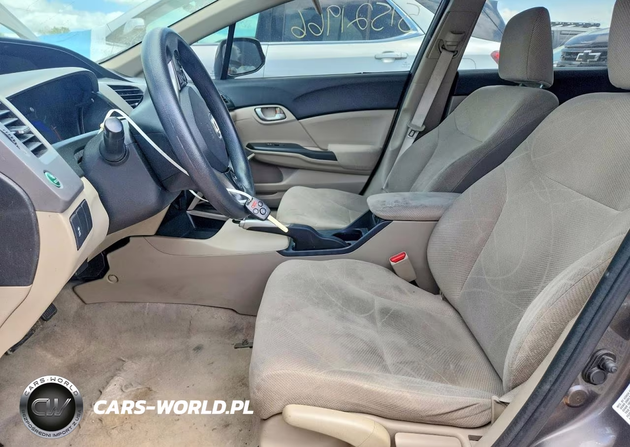 2012 Honda Civic Lx VIN:19XFB2F58CE041829 - 7