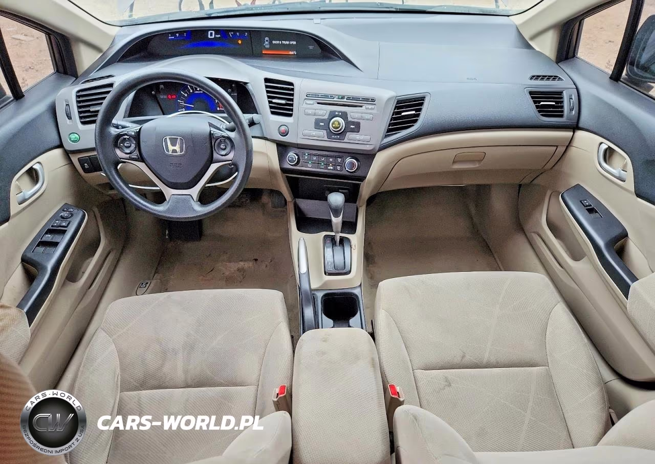 2012 Honda Civic Lx VIN:19XFB2F58CE041829 - 8