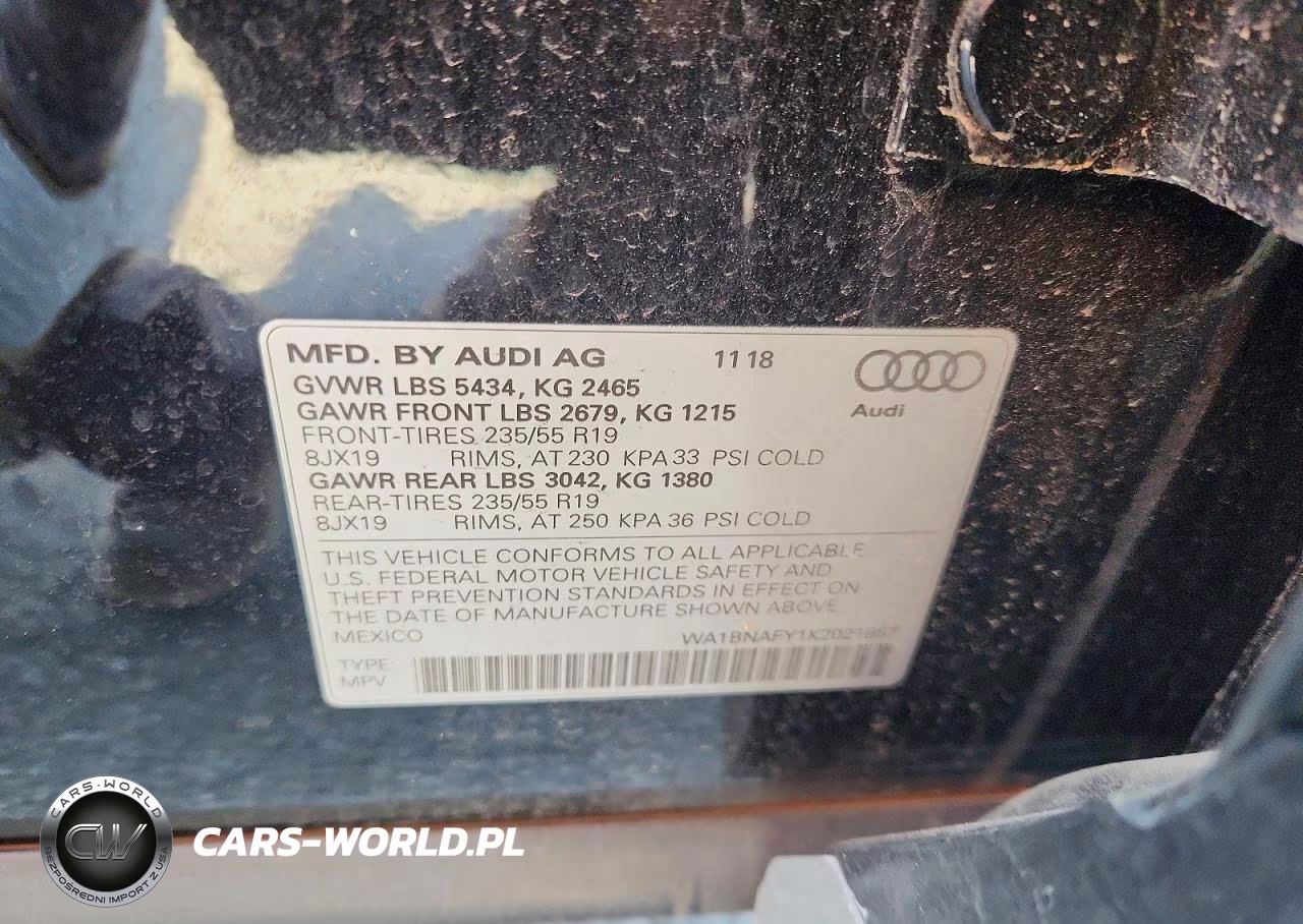 2019 Audi Q5 Premium Plus VIN:WA1BNAFY1K2021857 - 13