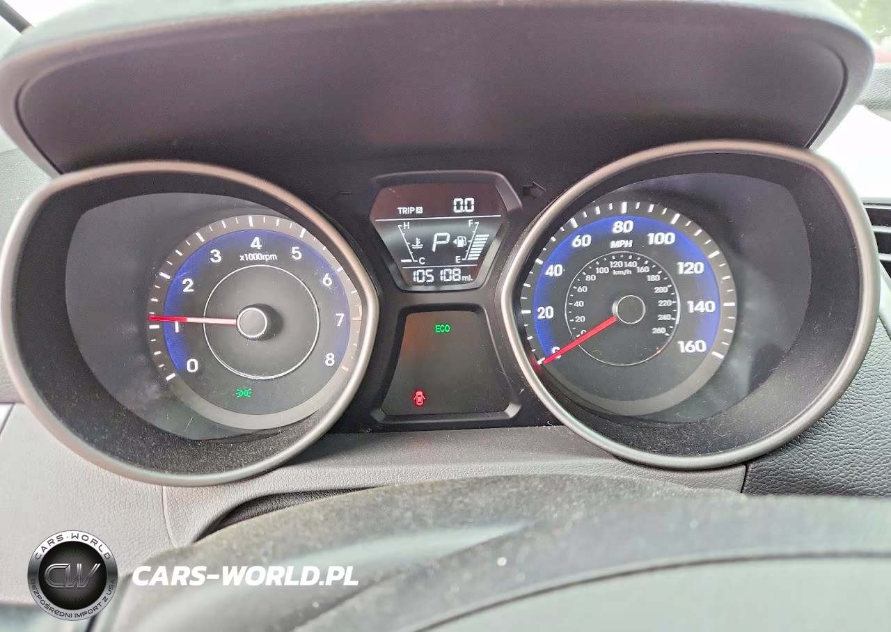 2014 Hyundai Elantra Se VIN:5NPDH4AE6EH483841 - 9