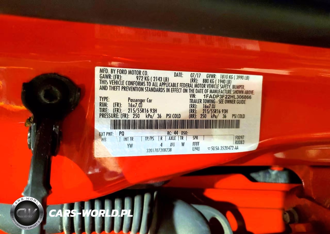 2017 Ford Focus Se VIN:1FADP3F22HL306866 - 12