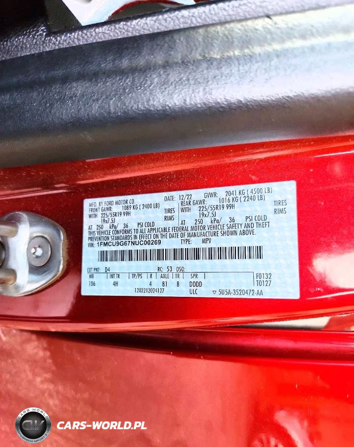 2022 Ford Escape Se VIN:1FMCU9G67NUC00269 - 13