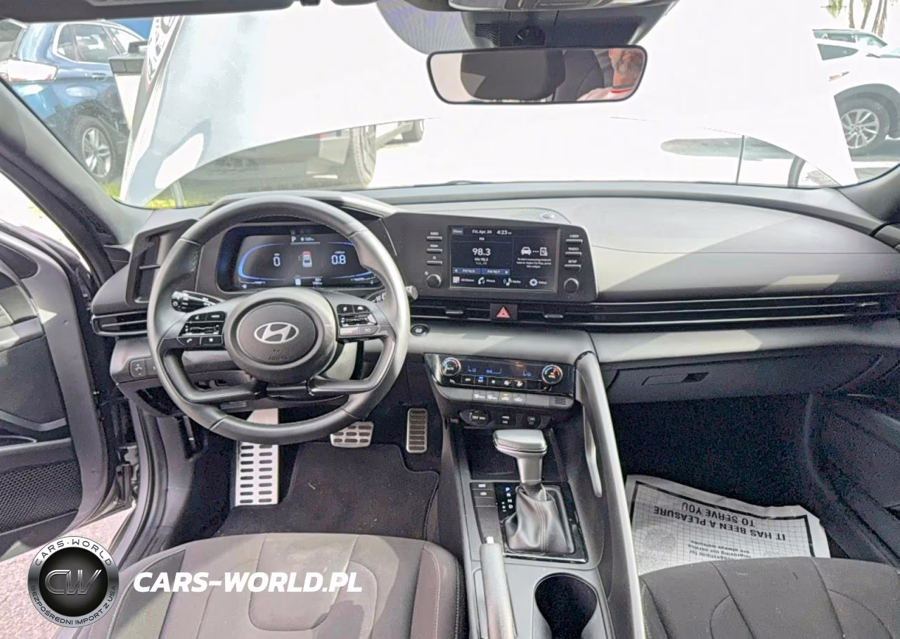 2025 Hyundai Elantra Sel Sport VIN:KMHLM4DGXSU929264 - 9