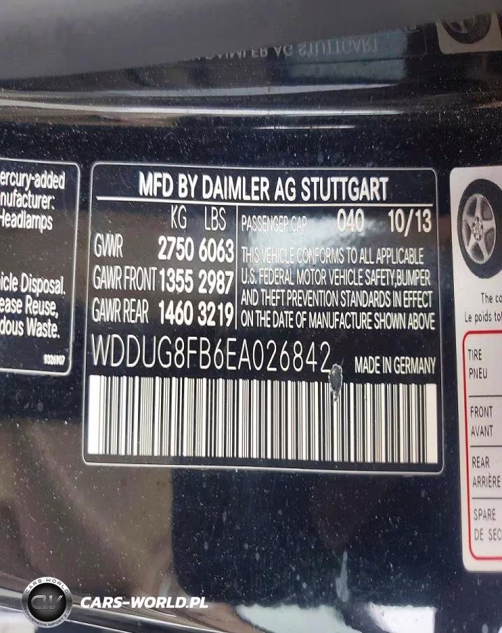 2014 Mercedes-Benz S 550 4Matic VIN:WDDUG8FB6EA026842 - 12