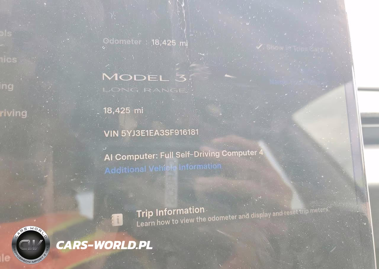2025 Tesla Model 3 VIN:5YJ3E1EA3SF916181 - 9