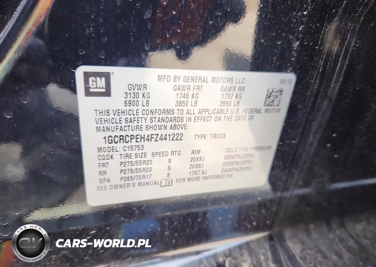 2015 Chevrolet Silverado C1500 VIN:1GCRCPEH4FZ441222 - 12