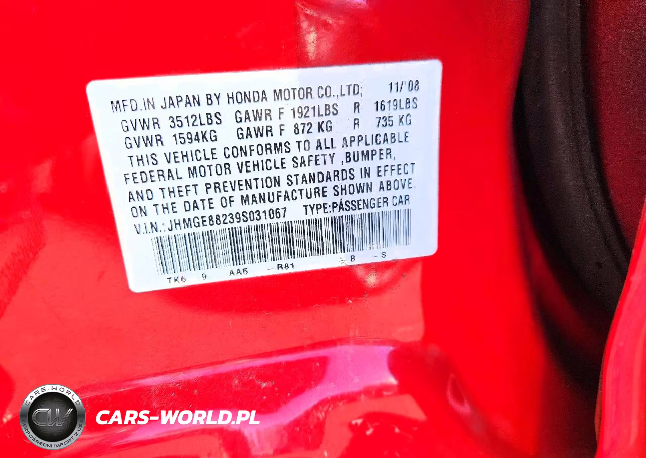 2009 Honda Fit VIN:JHMGE88239S031067 - 12