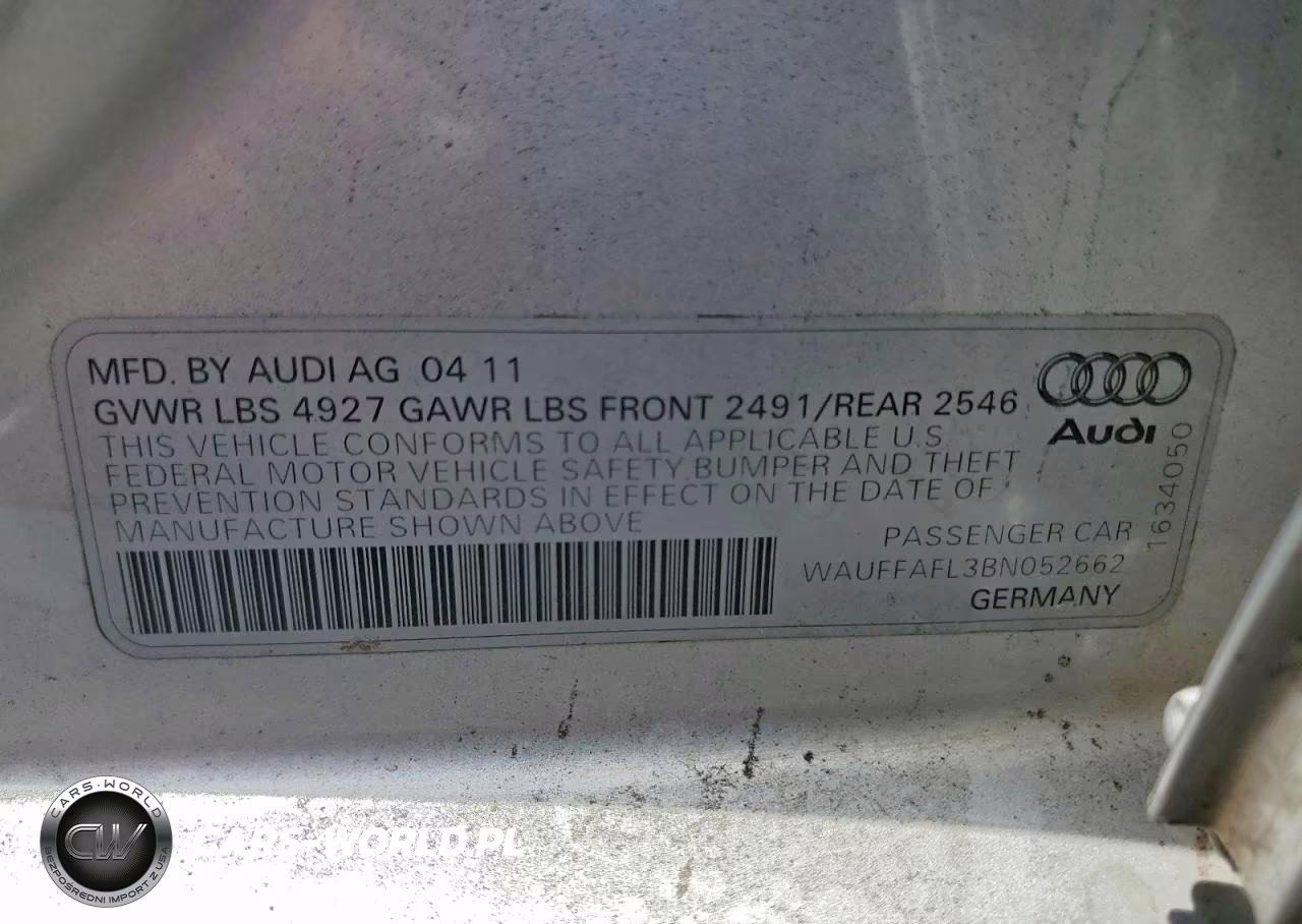 2011 Audi A4 Premium Plus VIN:WAUFFAFL3BN052662 - 12