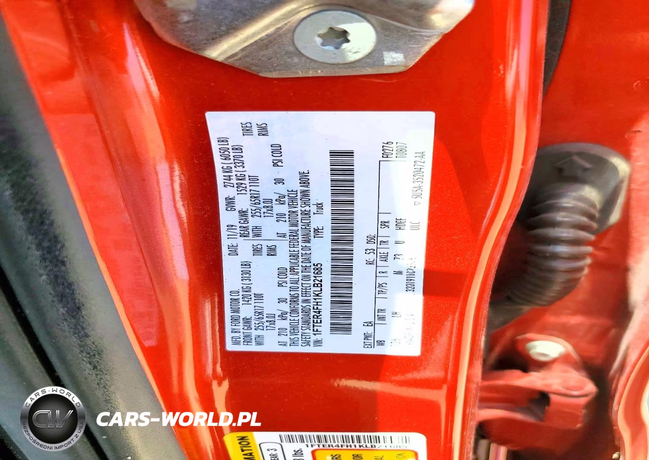 2019 Ford Ranger Xl VIN:1FTER4FH1KLB21685 - 12