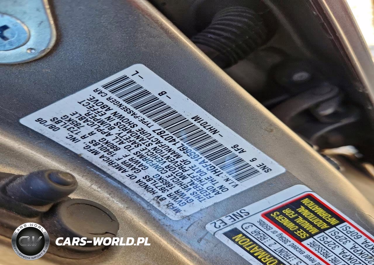 2006 Honda Civic Lx VIN:1HGFA16566L140787 - 12