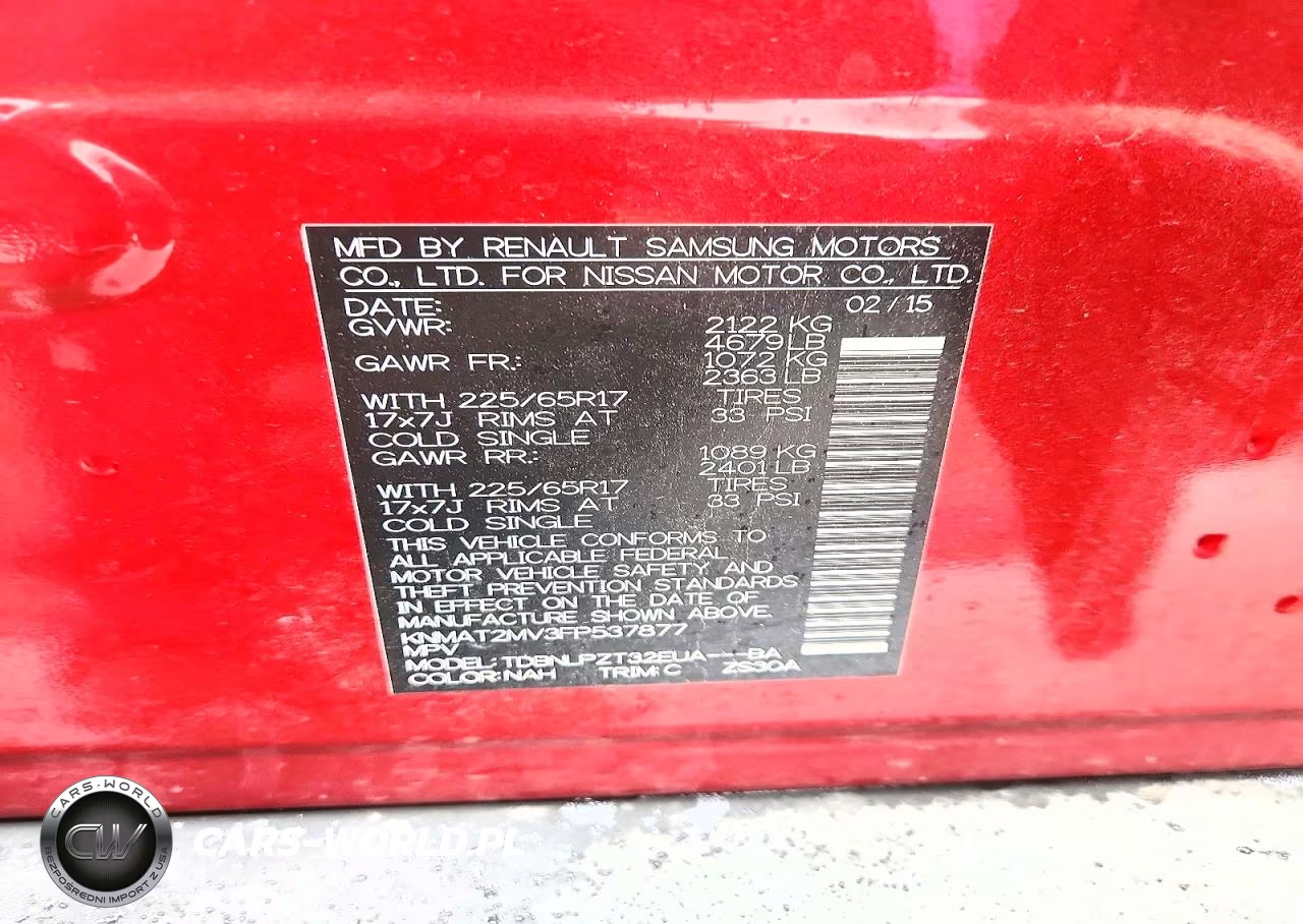2015 Nissan Rogue S VIN:KNMAT2MV3FP537877 - 13