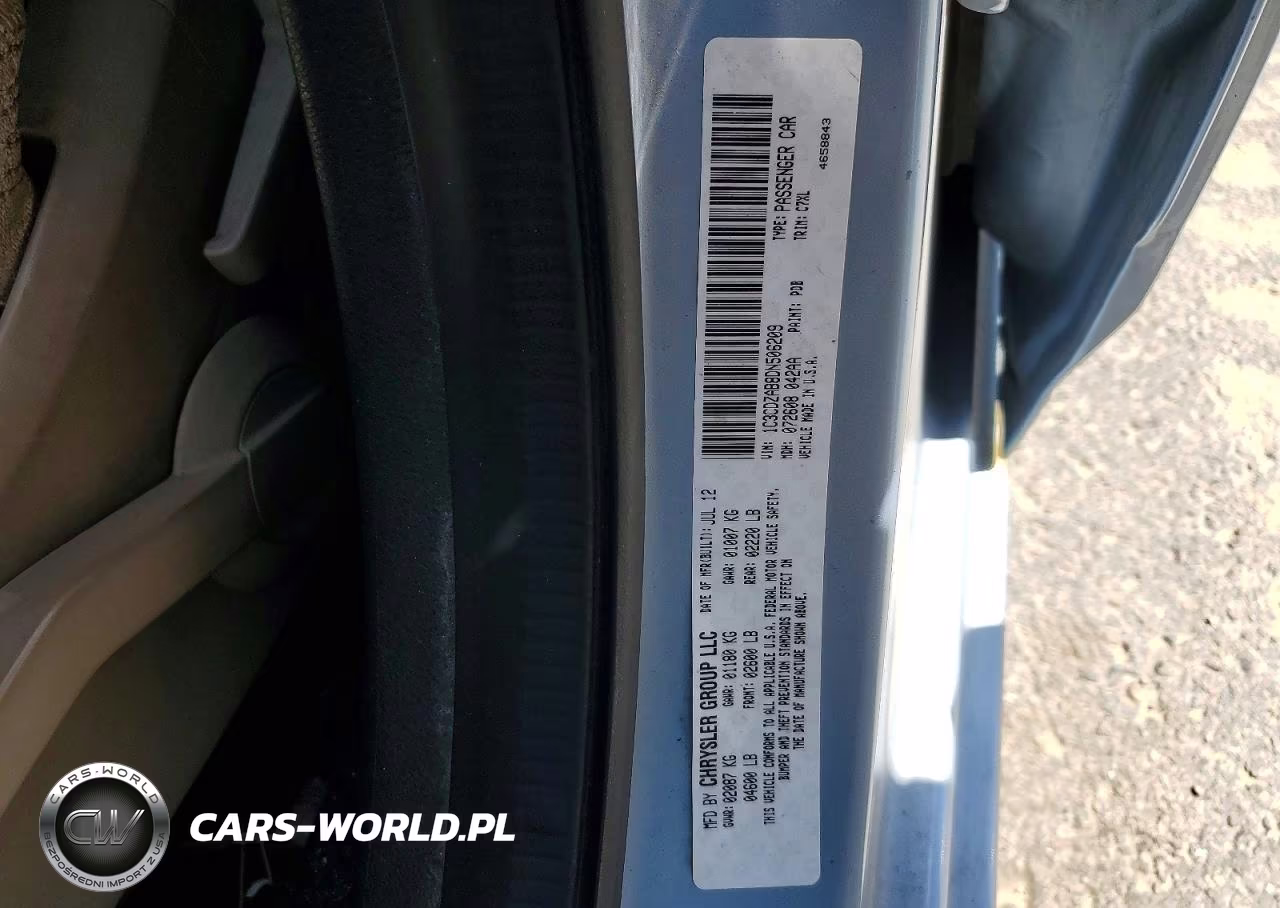 2013 Dodge Avenger Se VIN:1C3CDZAB8DN506209 - 12