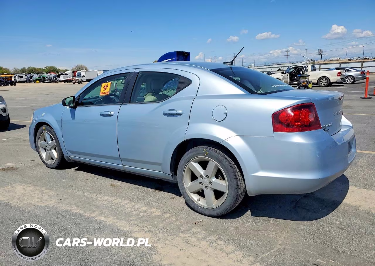 2013 Dodge Avenger Se VIN:1C3CDZAB8DN506209 - 2
