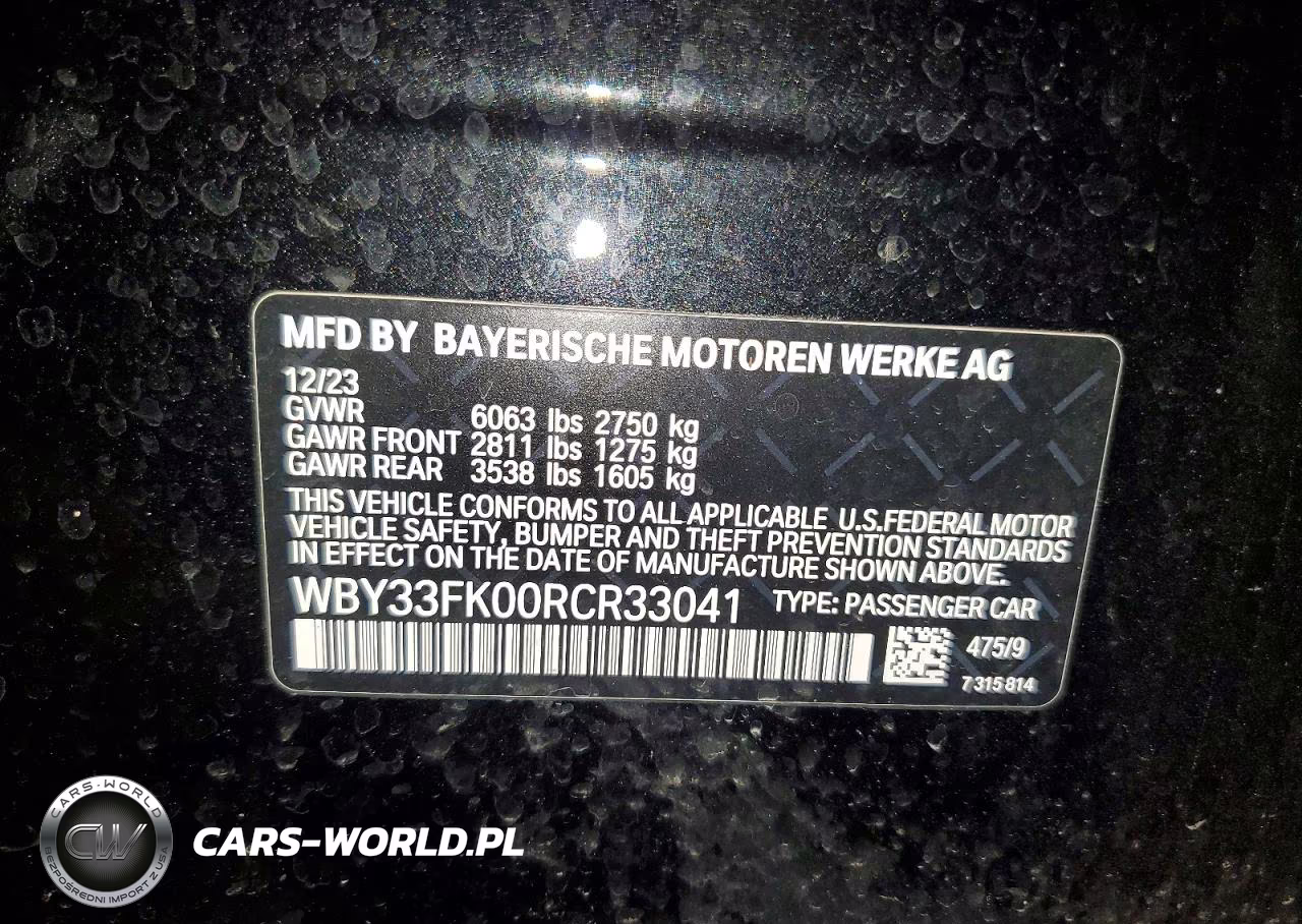2024 BMW I5 Edrive 40 VIN:WBY33FK00RCR33041 - 12