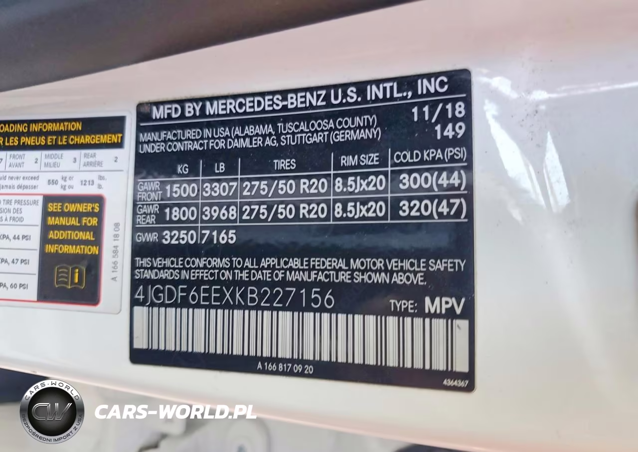 2019 Mercedes-Benz Gls 450 4Matic VIN:4JGDF6EEXKB227156 - 13