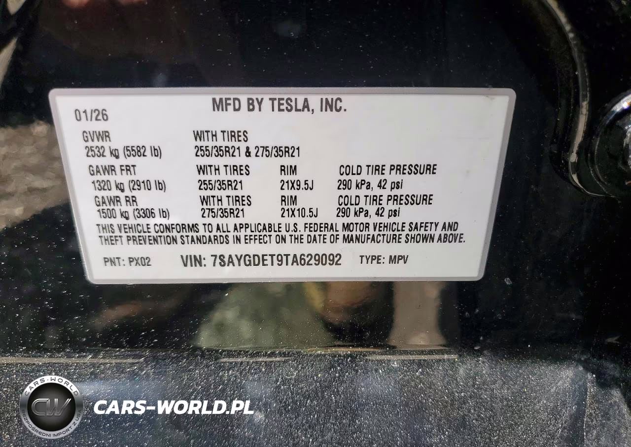 2026 Tesla Model Y VIN:7SAYGDET9TA629092 - 12