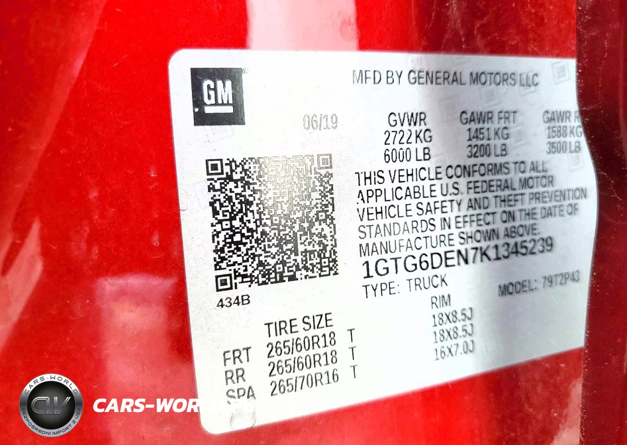 2019 GMC Canyon Slt VIN:1GTG6DEN7K1345239 - 13