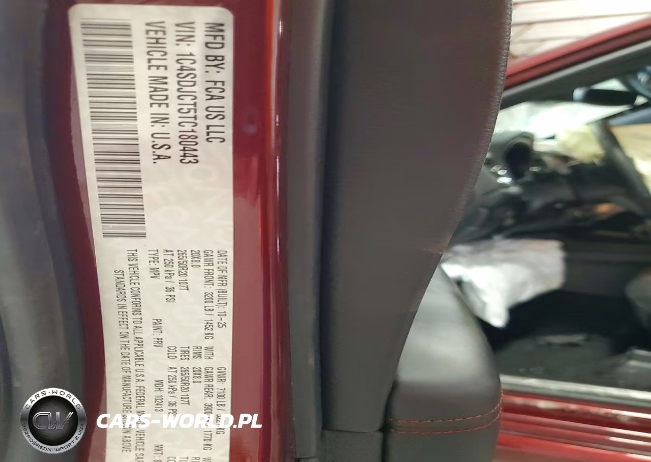 2026 Dodge Durango R VIN:1C4SDJCT5TC180443 - 13