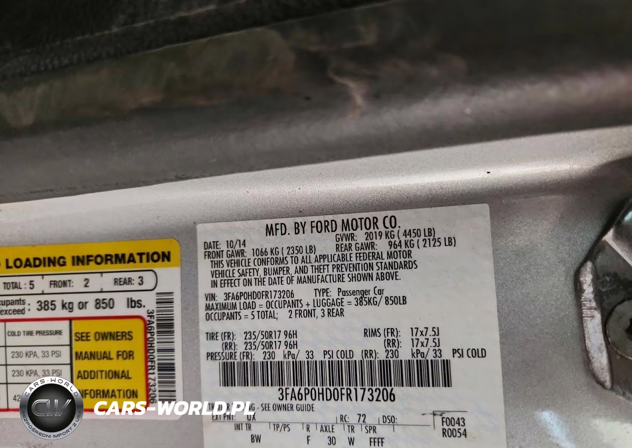 2015 Ford Fusion Se VIN:3FA6P0HD0FR173206 - 13