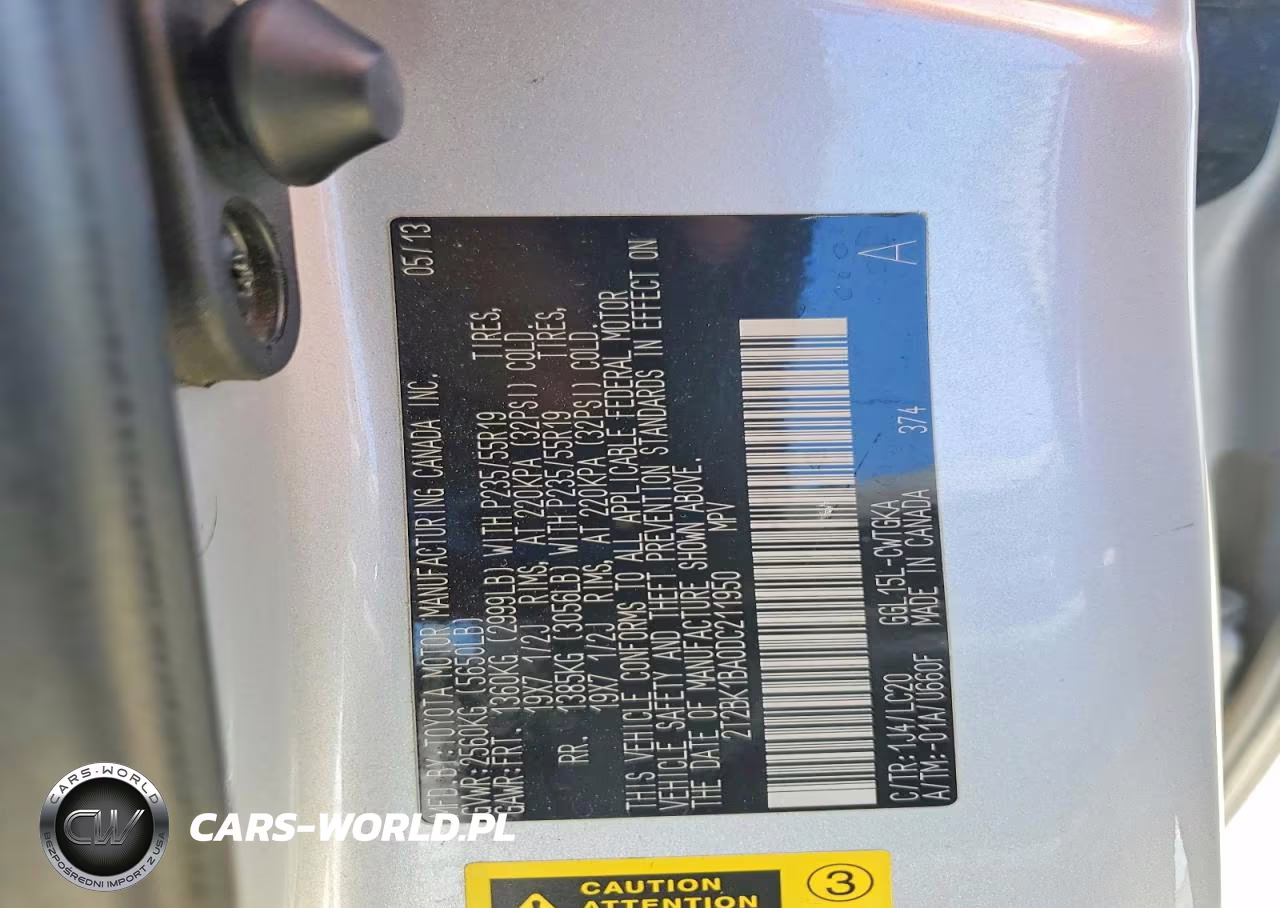 2013 Lexus Rx 350 Base VIN:2T2BK1BA0DC211950 - 13