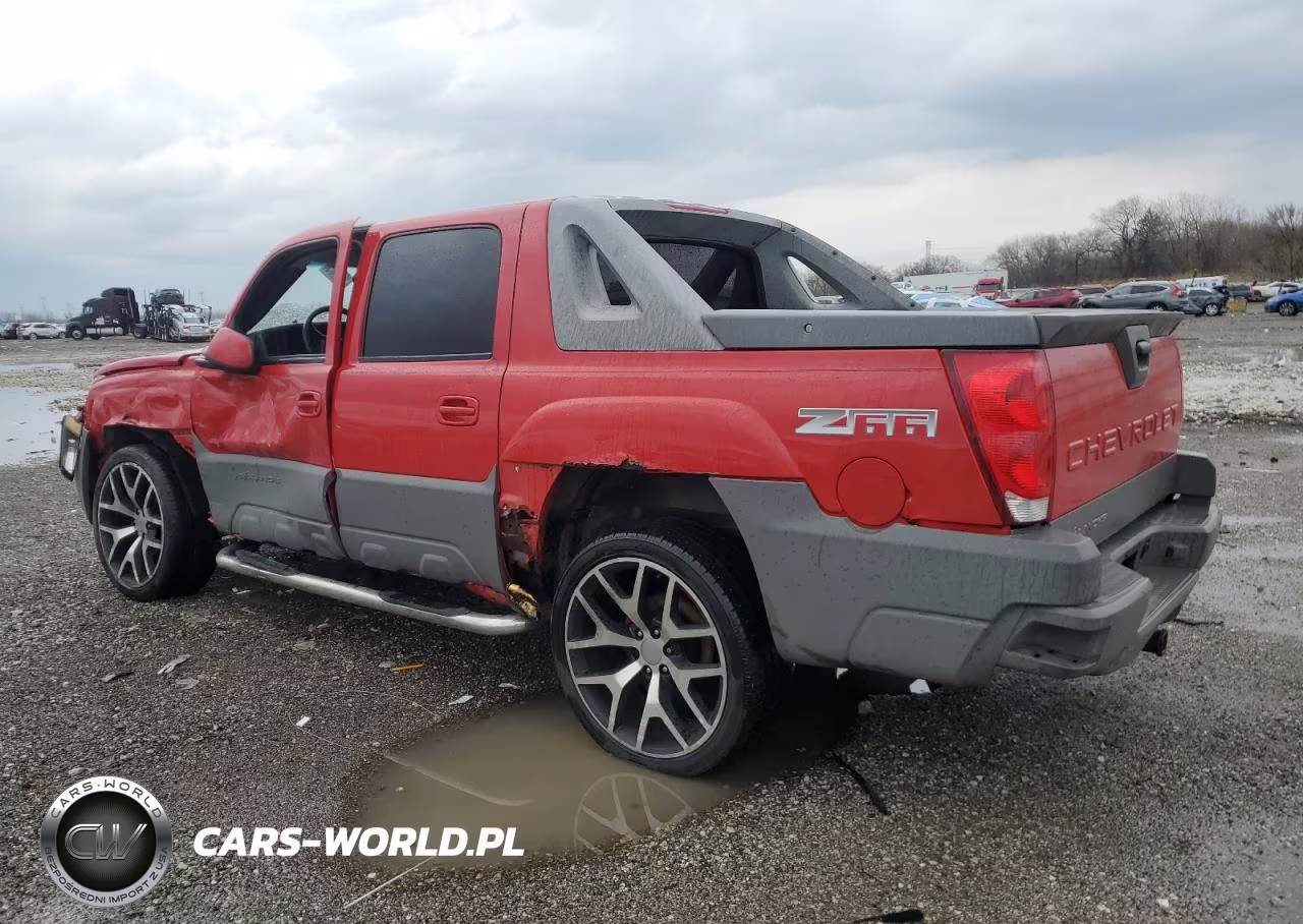 2002 Chevrolet Avalanche C1500 VIN:3GNEC13T52G225111 - 2