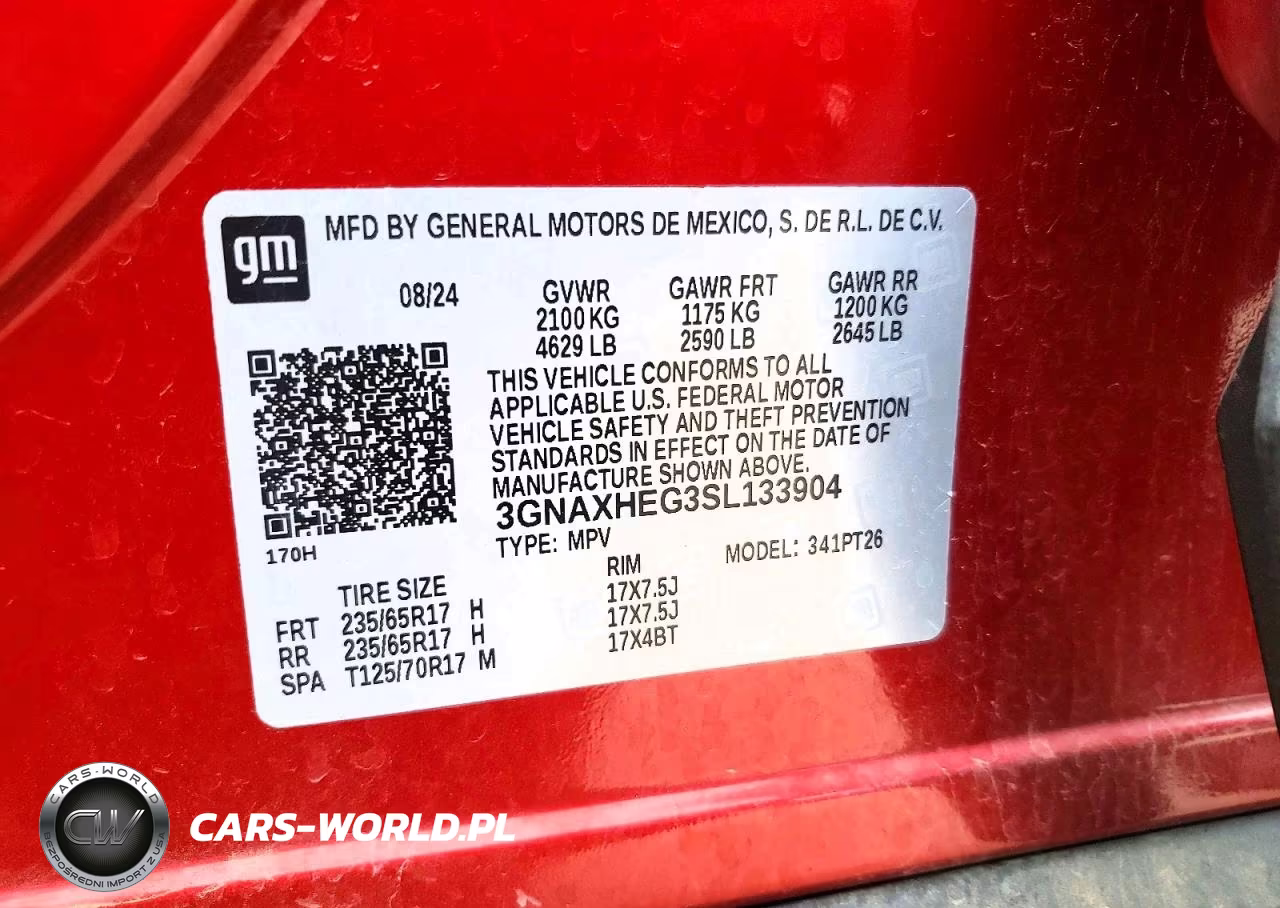 2025 Chevrolet Equinox Lt VIN:3GNAXHEG3SL133904 - 13