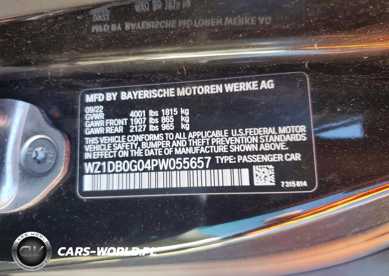 2023 Toyota Gr Supra 3.0 Premium VIN:WZ1DB0G04PW055657 - 12