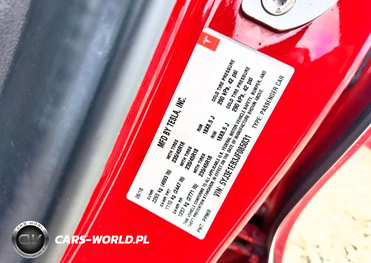 2018 Tesla Model 3 VIN:5YJ3E1EB3JF085031 - 13