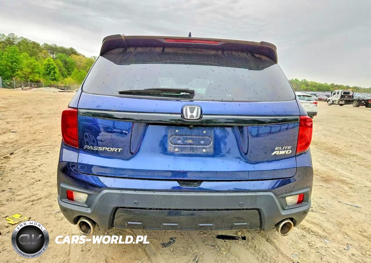 2022 Honda Passport Elite VIN:5FNYF8H01NB032033 - 6