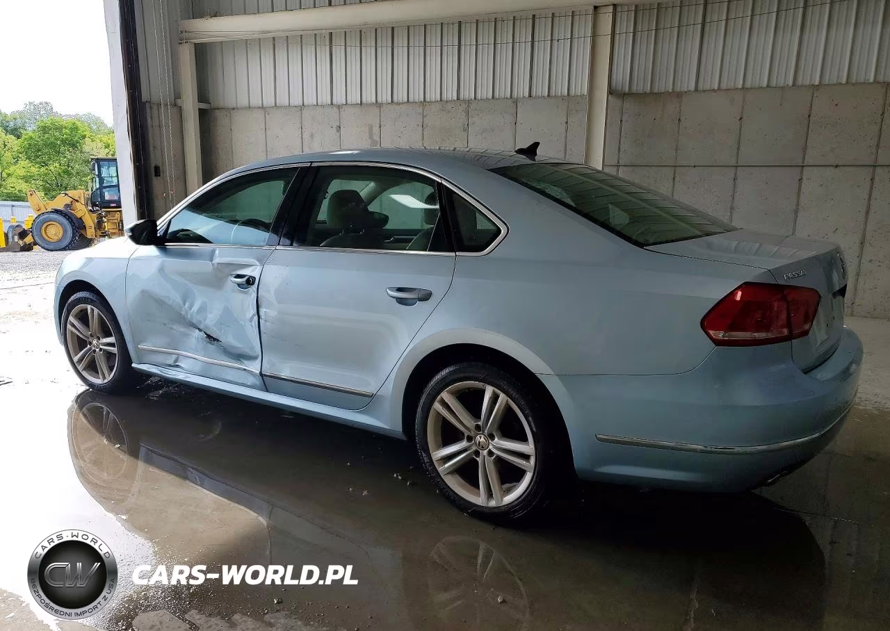 2012 Volkswagen Passat Sel VIN:1VWCN7A31CC020063 - 2