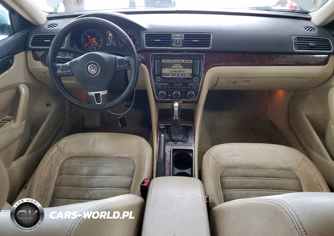 2012 Volkswagen Passat Sel VIN:1VWCN7A31CC020063 - 8