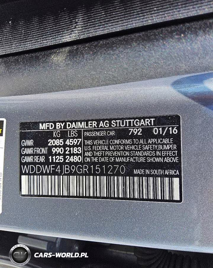 2016 Mercedes-Benz C 300 VIN:WDDWF4JB9GR151270 - 12