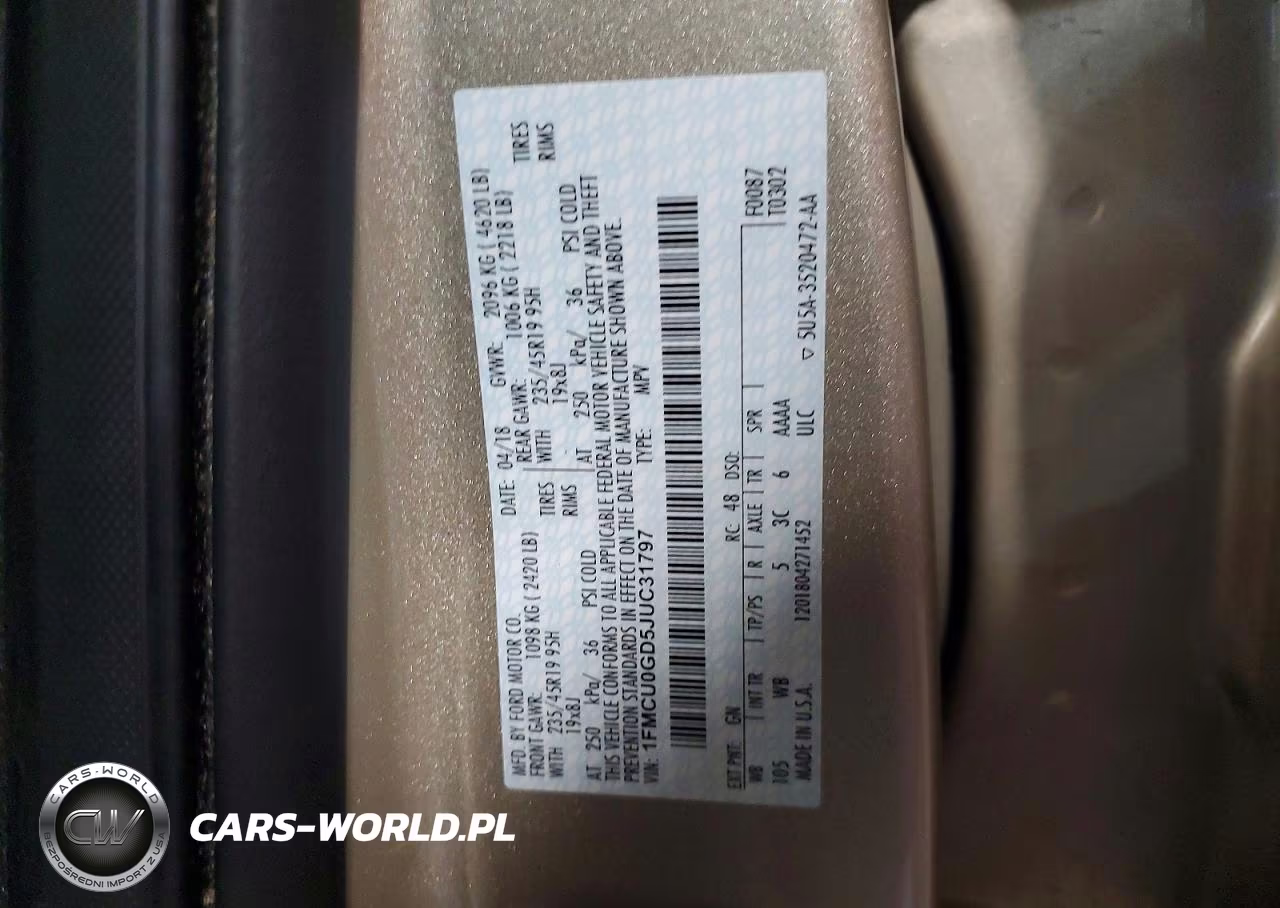 2018 Ford Escape Se VIN:1FMCU0GD5JUC31797 - 13