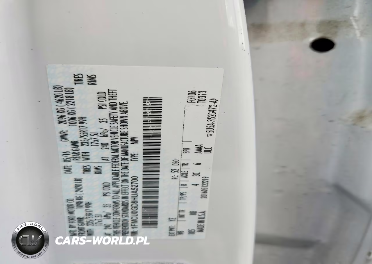 2017 Ford Escape Se VIN:1FMCU0GD8HUA52700 - 13