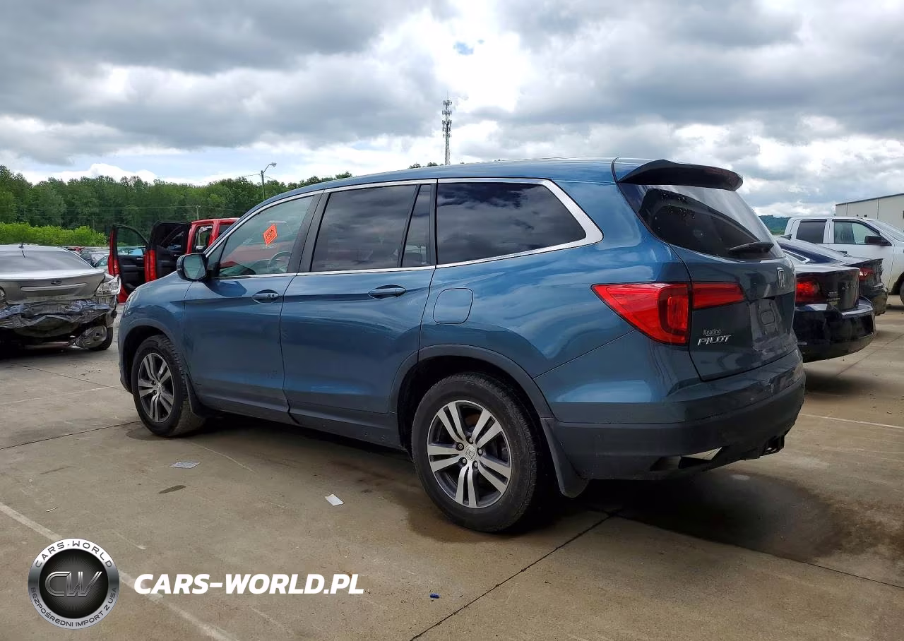 2017 Honda Pilot Exl VIN:5FNYF5H57HB037087 - 2