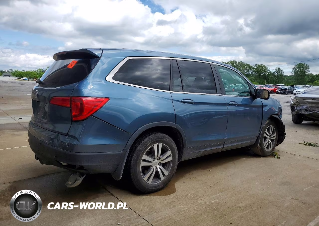 2017 Honda Pilot Exl VIN:5FNYF5H57HB037087 - 3